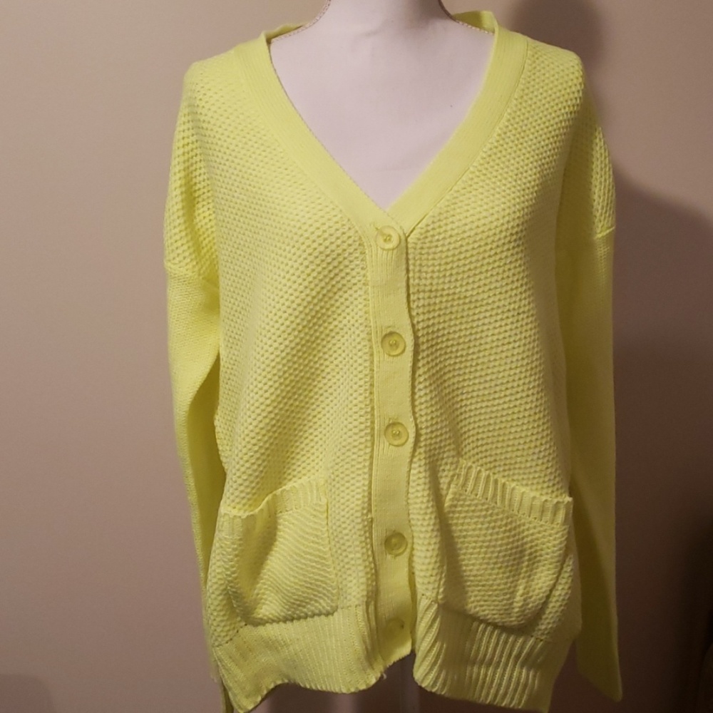 Neon Lime Cardigan